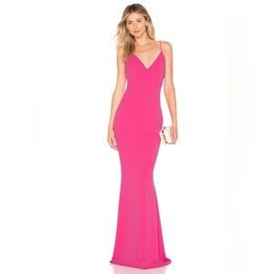 Katie May Bambi Gown in Barbie Pink Size 0 (ALTERED FOR 5’1)